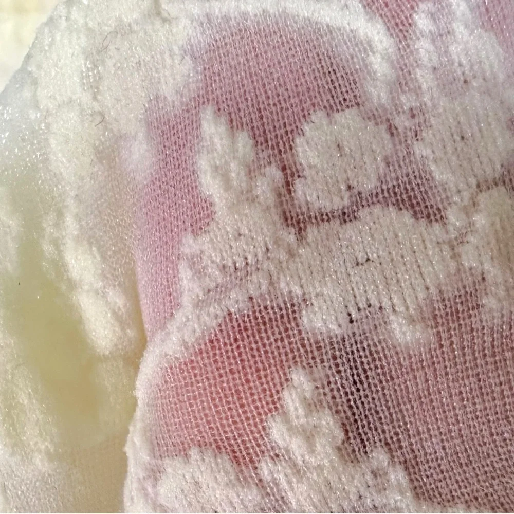 Free People Amour Lace Knee High Socks White Ivory NWT Dainty Ethereal Coquette